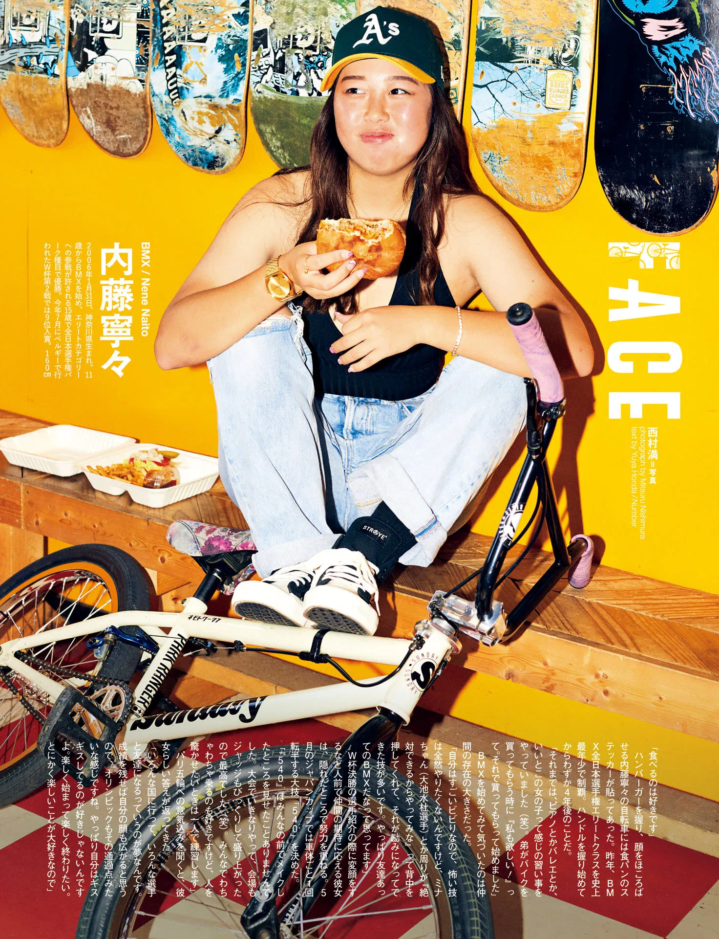 2022　Number 内藤寧々